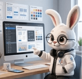 User interface and experience design boards